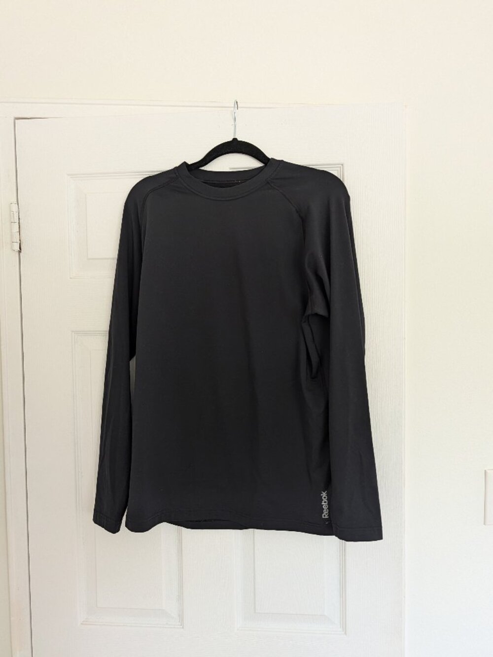 Reebok Men's Black Long Sleeve Thermal Shirt
